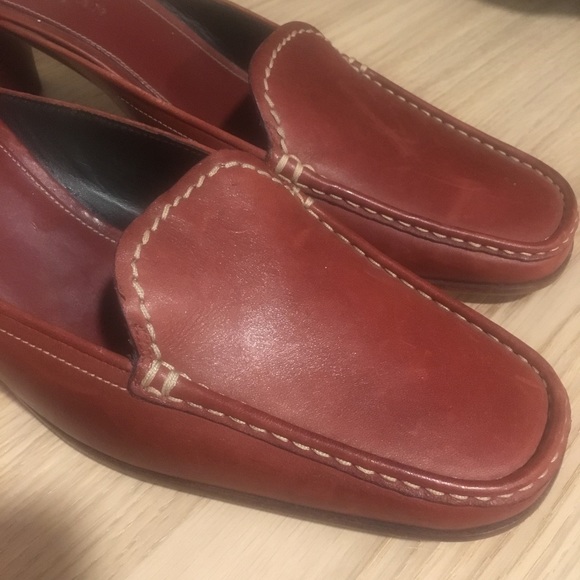 cole haan white mules